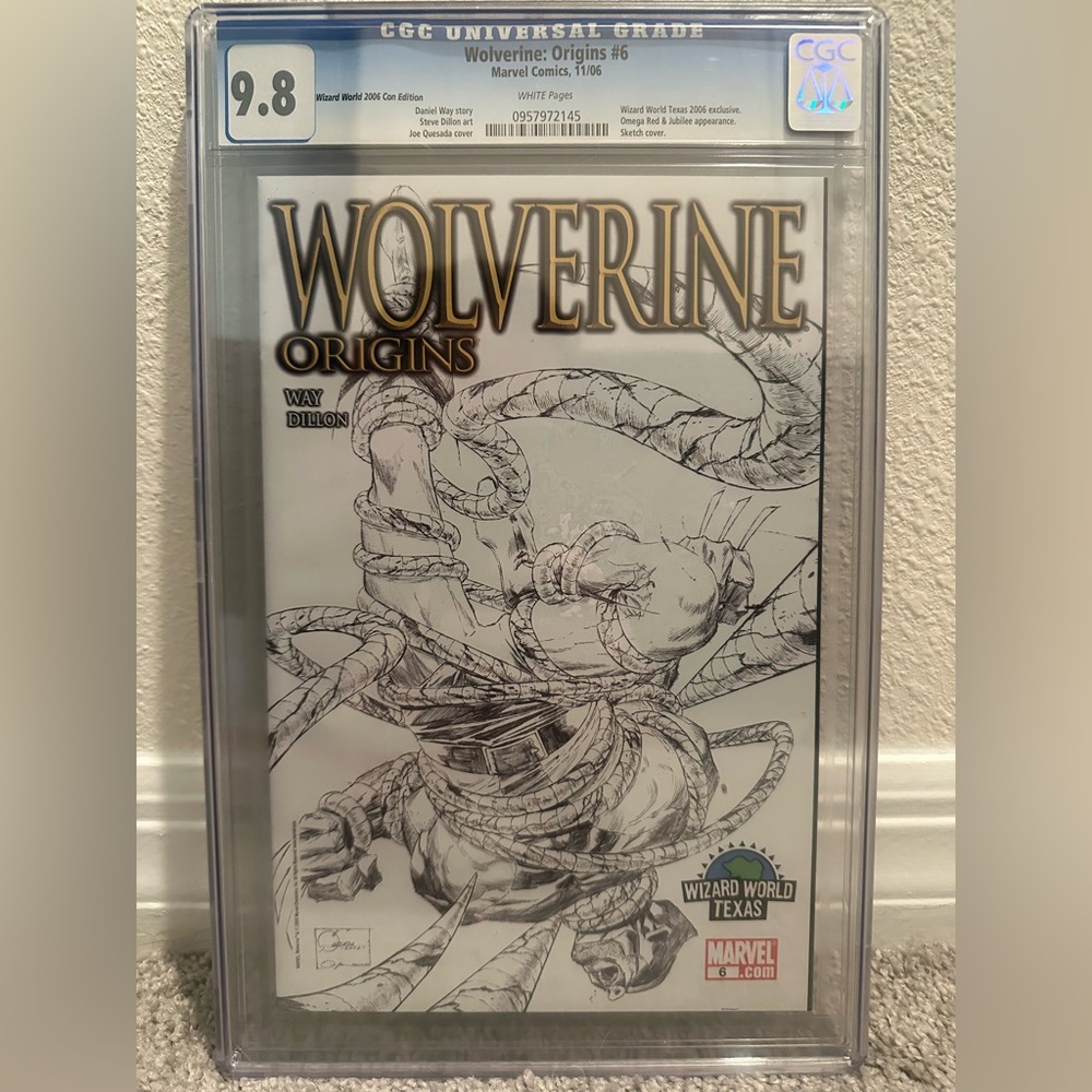 Marvel Wolverine Origins #6 - 9.8 CGC NM/MT